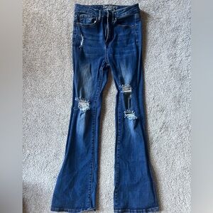 Resfeber San Francisco Collection Ripped Flare Jeans